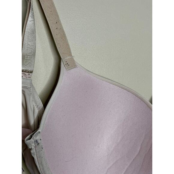 Victoria's Secret T-Shirt Push-up Bra Full Coverage 32DDD Nude Tan VS - Picture 9 of 12